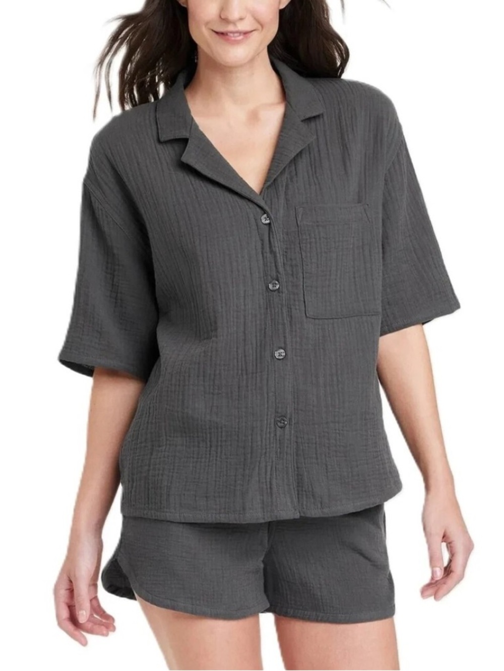 Stars Above Charcoal Gray Sleep Set